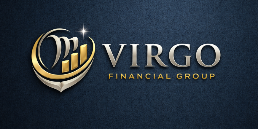 Here is a clean mega menu structure for Virgo Financial Group, LLC using 6 main navigation items, each capable of supporting up to 6 columns of links, plus a 4-column footer.
