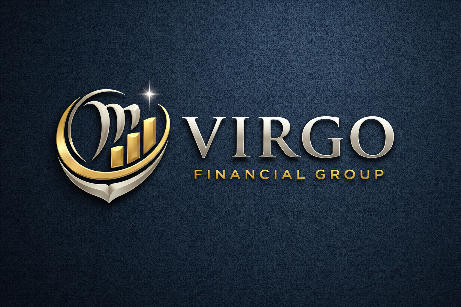 Here is a clean mega menu structure for Virgo Financial Group, LLC using 6 main navigation items, each capable of supporting up to 6 columns of links, plus a 4-column footer.